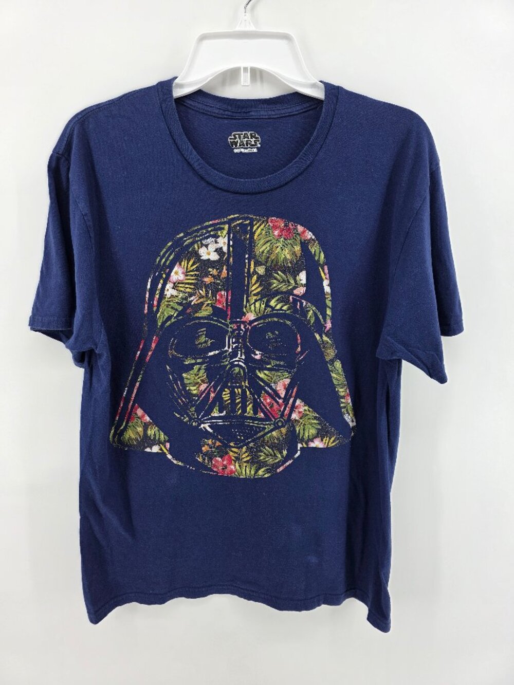 Star Wars Darth Vader Floral Tropical Helmet T-Shirt Size M Official Licensed